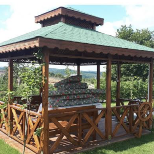 Ahşap Çardak Kamelya Bahçe - 1018
