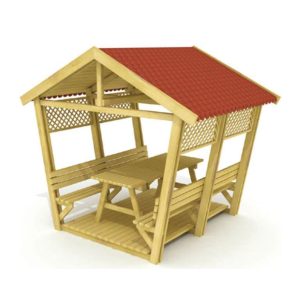 Ahşap Çatılı Piknik Masası -1313