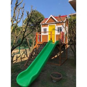 Ahşap Oyun Evi Kaydıraklı - 1516