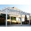 Ahşap Pergola Çardak Beyaz - 1610